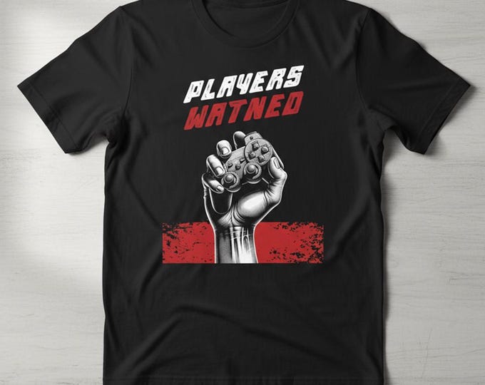 Players Wanted Console Gaming Tee | Retro Gamer T-Shirt