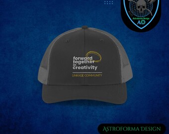 Linkage Snapback Trucker Hat Embroidered