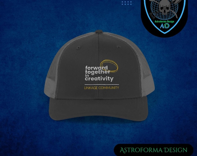 Linkage Snapback Trucker Hat Embroidered