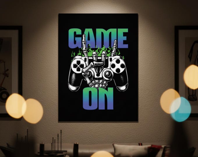 Game On Console Gamer Poster