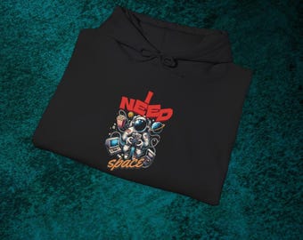 I Need Space Hoodie | Astronaut Gamer Sweatshirt