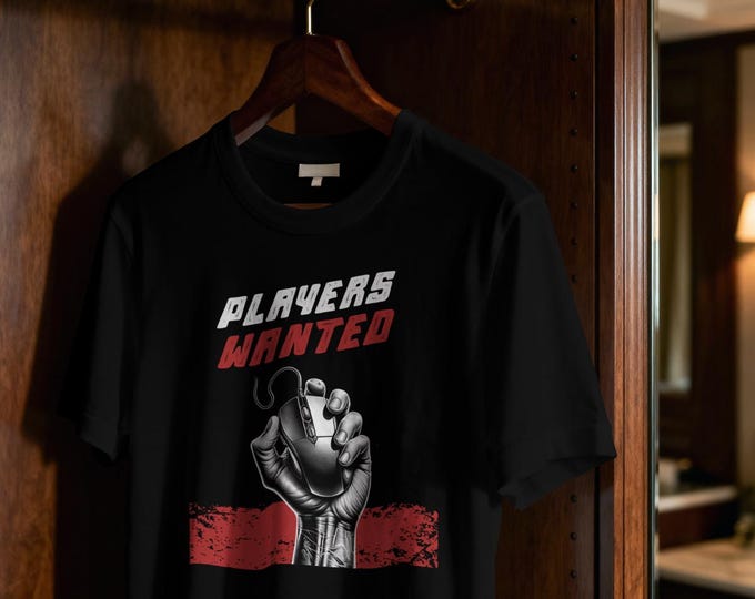 Players Wanted PC Gaming T-Shirt | Retro Gamer Tee