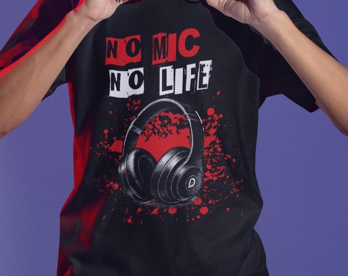 No Mic No Life Gaming Tee