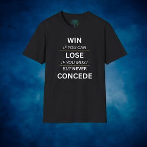 Never Concede MTG Tee | Magic The Gathering T-Shirt, MTG Gamer Apparel, Magic Player Gift