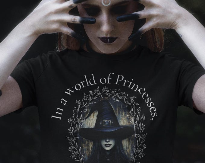 Witch T-Shirt, Dark Aesthetic Halloween Tee, Spooky Witchy Apparel, Witch Coven Shirt, Alternative Witch Fashion