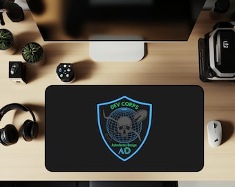 Custom Gamer, Streamer, Developer Desk Mat | Personalized PC Mouse Pads
