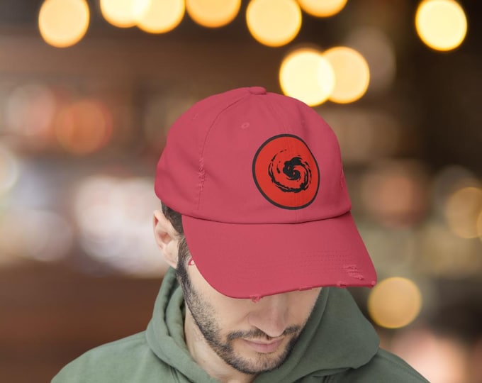 Red Mana MTG Hat | Distressed Cap | MTG Hat | Multiple Colors Available | Tabletop Game Hat