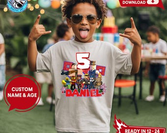 Custom Gamer Birthday Shirt PNG, Printable Video Game Iron Transfer (Digital Download)