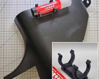 27mm JDM Japan Emergency Flare Holder w/ 3M Adhesive, Nissan Toyota Mazda Honda