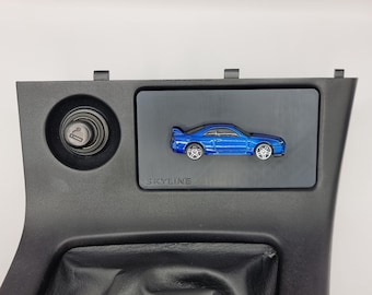 Hot Wheels Ash Tray Blank Cover for Nissan Skyline R33 GTS-T/GT-R (1995-1998) PETG