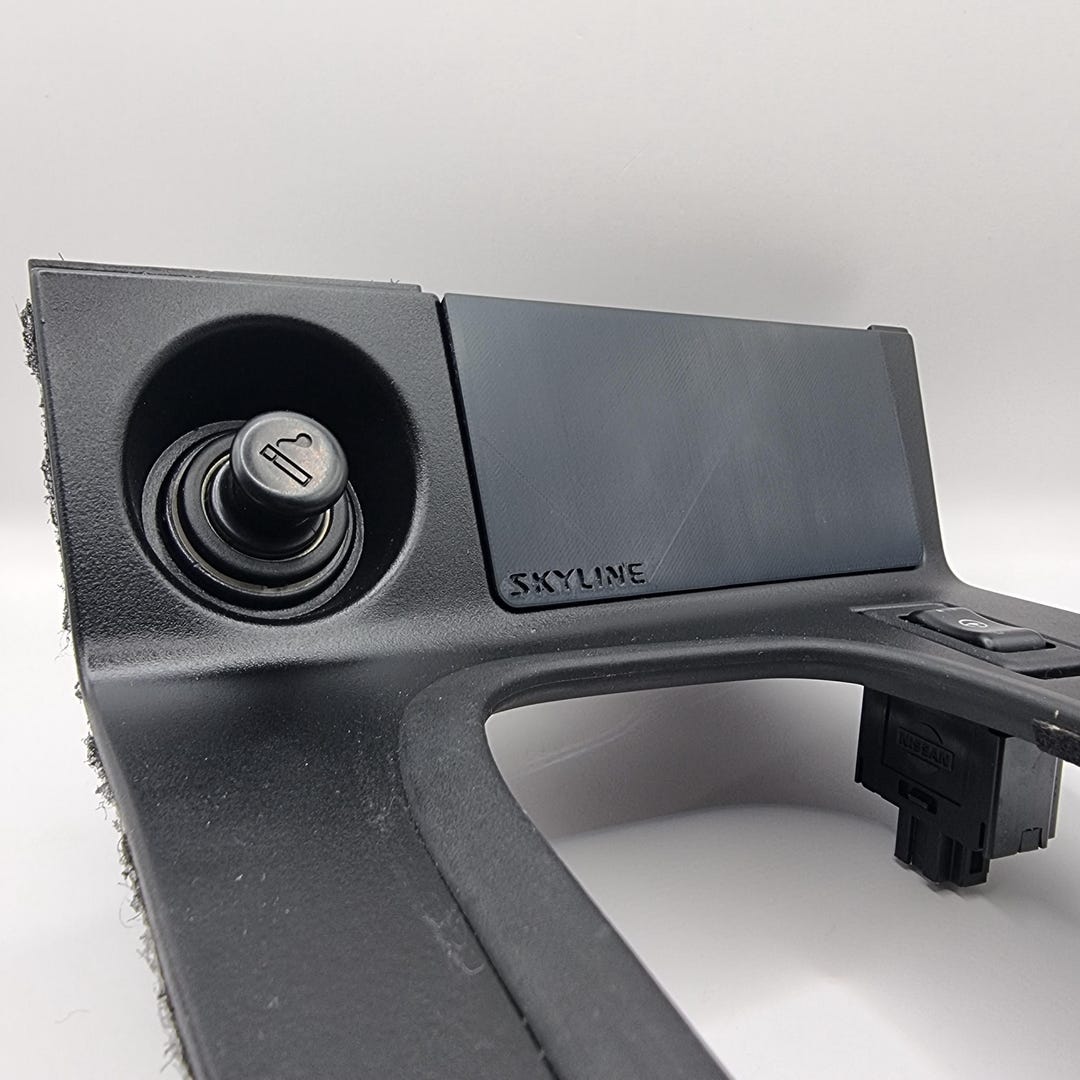 52mm Ash Tray Gauge Holder For Nissan Skyline R34 GT-T/GT-R (1998–2002) – 3D Printed PETG