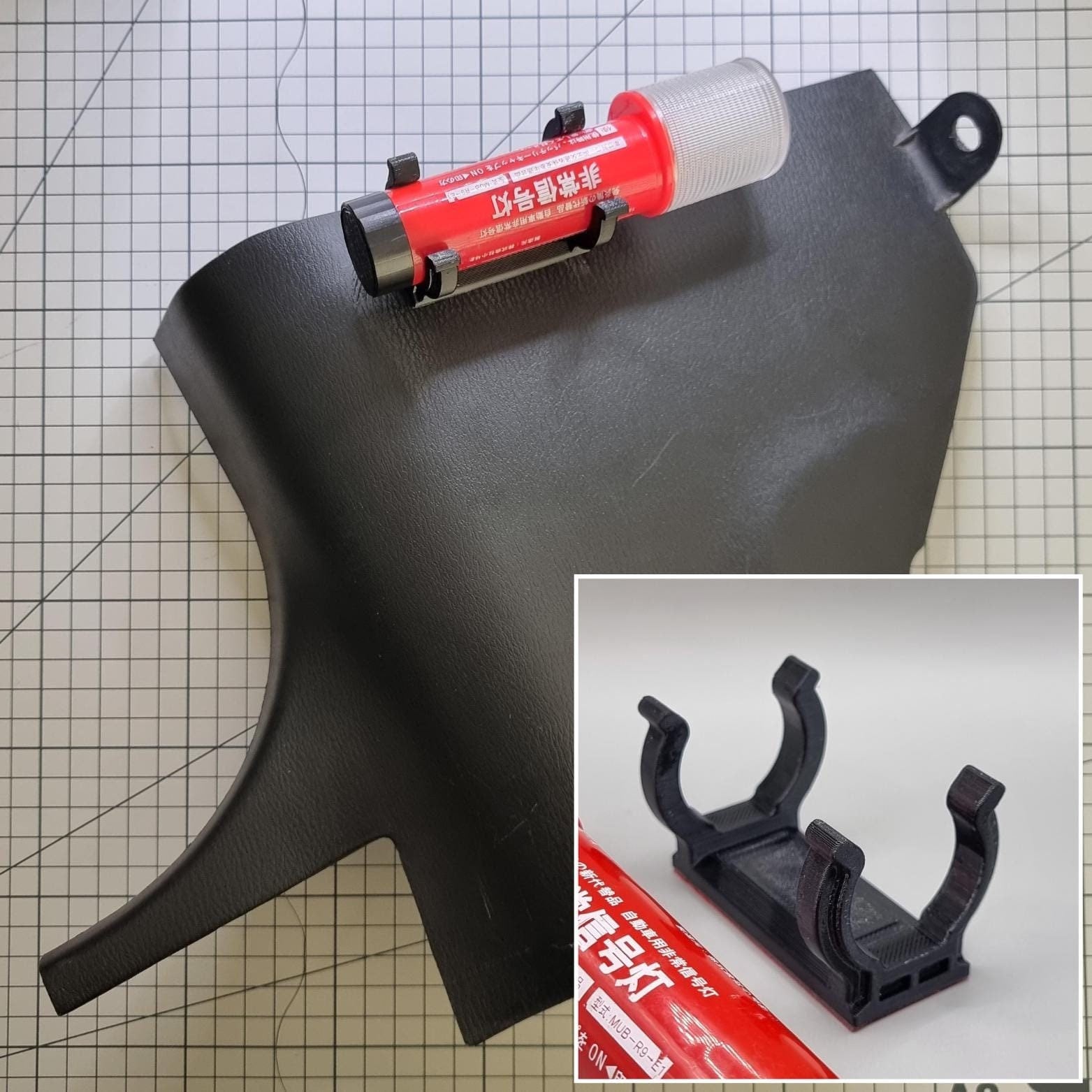 STEEZ FIRE FLASH 直接取引可なら30000円 27mm JDM Japan Emergency Flare Holder W/ 3M Adhesive, Nissan