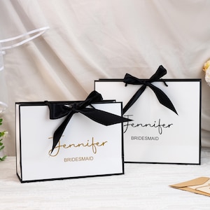 Personalised Wedding Gift Bag, Bridesmaid Bag, Bridesmaid Gift Bag, Gift Bag for Wedding, Bride Gift Bag, Wedding Gift, Personalised Bag