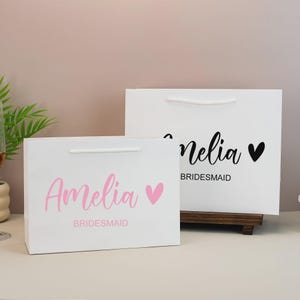 Personalised Wedding Gift Bag,  Gift Bag for Wedding,  Wedding Gift,  Personalised Bride Gift Bag, Wedding Day Gift,  Bridesmaid Gifts
