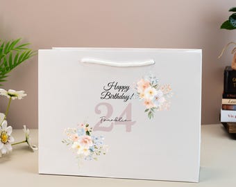 Personalised Birthday Gift Bag, Birthday Gift Bag Friend, Birthday Bags For Her, Birthday Bags, Mum Gift Bag, Special Occasion Gift Bag