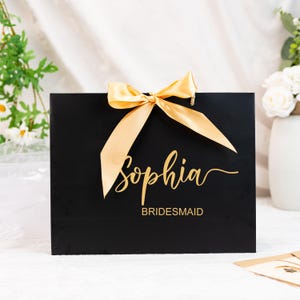 Personalised Wedding Gift Bag, Bridesmaid Bag, Bridesmaid Gift Bag, Gift Bag for Wedding, Bride Gift Bag, Wedding Gift, Personalised Bag