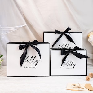 Personalised Wedding Gift Bag,Bridesmaid Bag,Best Man Bag,Groomsman Bag,Personalised Gift Bag,Personalised Birthday Gift Bag,Bridesmaid Gift