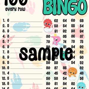 100 wta bingo board