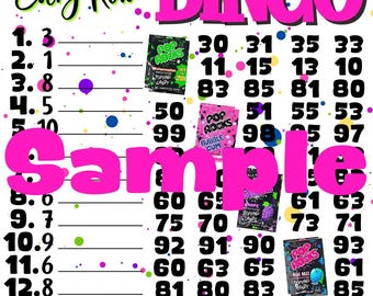 100 Wta Bingo Board