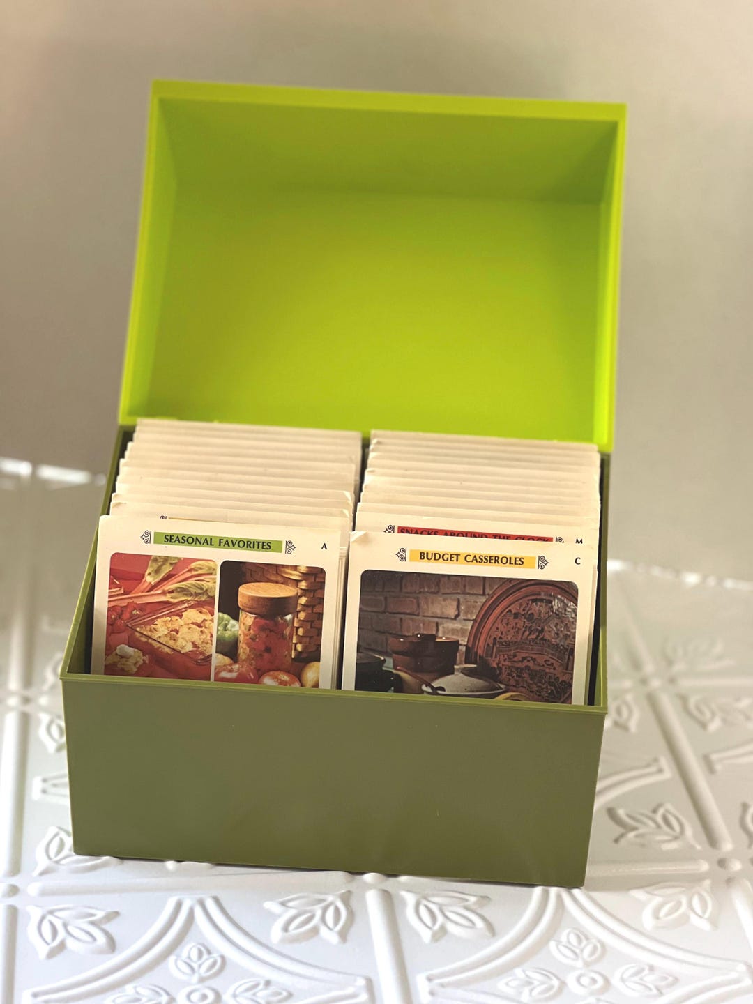 The Betty Crocker Recipe Card Library Vintage With Photo Recipe Cards