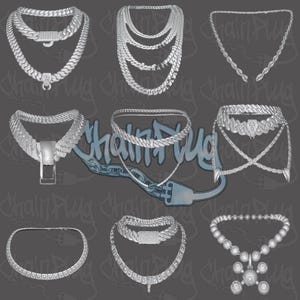 70+ RARE Chain Model Template Pack | Low Poly | High Quality | Chain ...