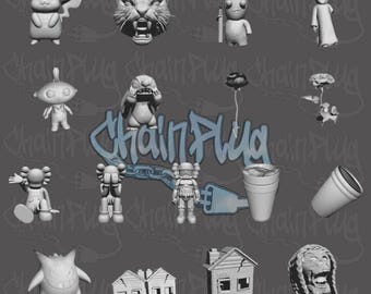Bundle Pendant Model Pack | Low Poly | High Quality | Chain Plug Exclusives