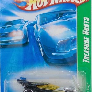 2008 Hot Wheels #171 Treasure Hunts 11/12 DRIFT KING Black w/Chrome OH5 Spokes