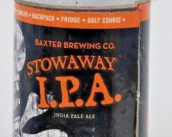 Barra con tirador para latas de cerveza Stowaway IPA de Baxter Brewing Company