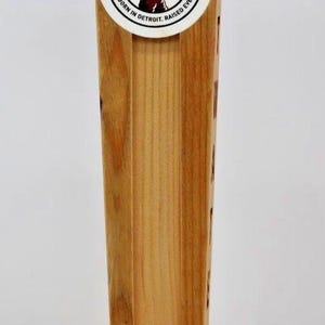 Atwater Brewery Born in Detroit Raised Everywhere 11 1/4" Beer Tap handle Wooden