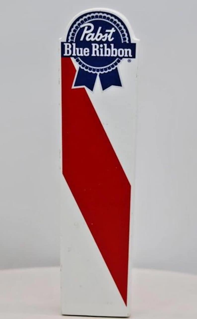 Pabst Blue Ribbon PBR Pub Style Wood Tap Handle | 10