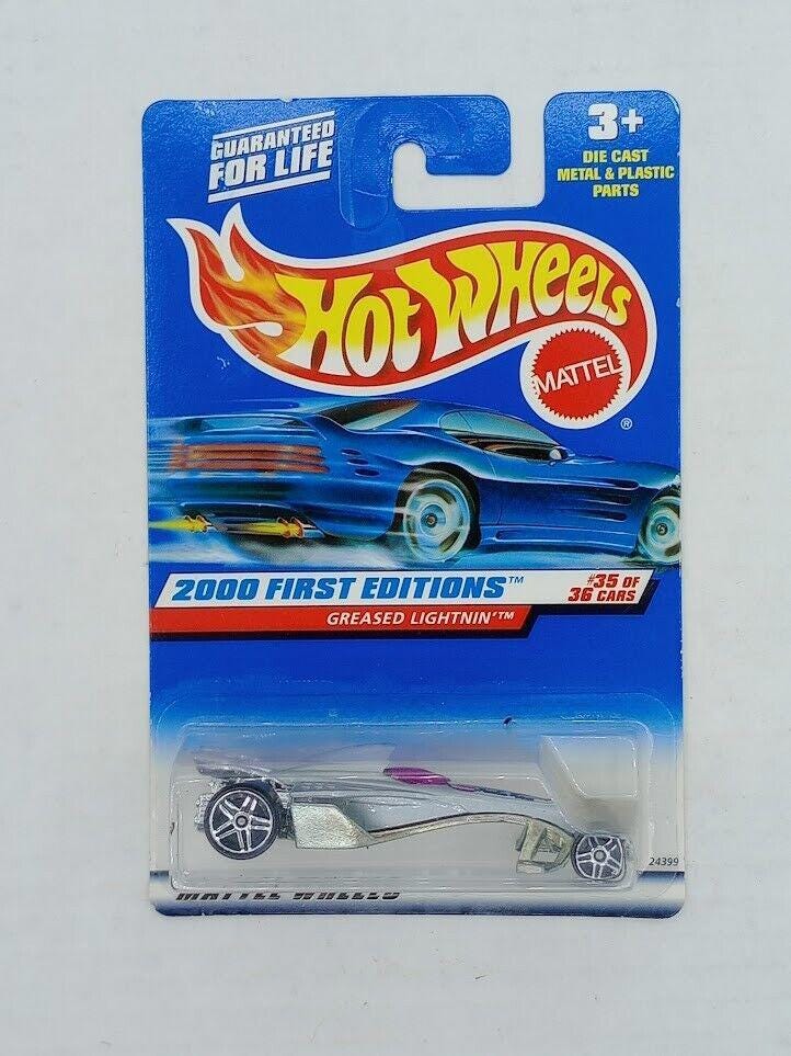 2000 Hot Wheels #095 First Editions 35/36 Greased Lightnin