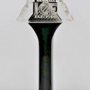 Labatt Ice Beer Tap Handle Figural Acrylic Beer Tap Handle