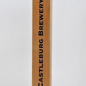 Settle Brewery Castleberg Wooden Classic Tap Beer Handle