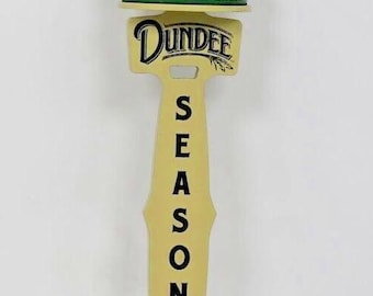 Dundee Seasonal Irish Red Lager Beer Diecast metal Tap Handle