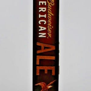 Budweiser American Ale Tap Handle Bud Keg Draft Beer USA 12&quot; Tall Man Cave Brew