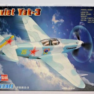 Hobbyboss 1:72 Scale - FSOVIET YAK-3- Model Kit - 80255