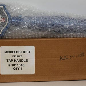 VINTAGE Michelob Light BEER Tap Handle Deluxe 15” 1999 New In The Box #1011340