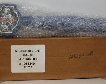 VINTAGE Michelob Light BEER Tap Handle Deluxe 15” 1999 Nowy w pudełku #1011340
