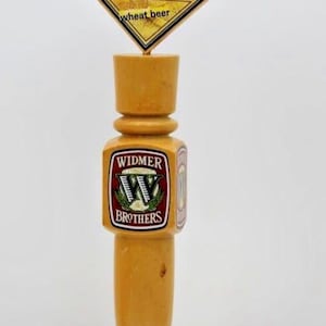 Hefeweizen Beer Tap Handle Wheat Beer Widmer Brothers Keg Kegerator Home Bar 12"