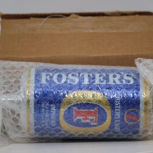 FOSTER&#39;S Lager Beer Can 7 1/2&quot; Aluiminum Beer Tap Handle Come with Box