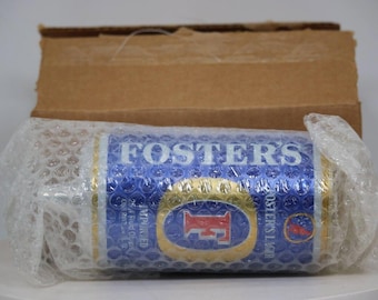 FOSTER'S Lager Beer Can 7 1/2" Aluiminum Beer Tap Handle Come with Box