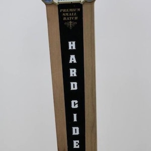 Beak and Skiff 1911 Blueberrry Hard Cider Wooden Tap Handle
