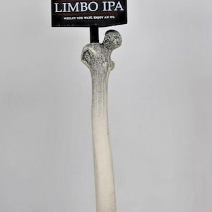Long Trail - Limbo IPA - Bone - BEER Tap HANDLE - Vermont