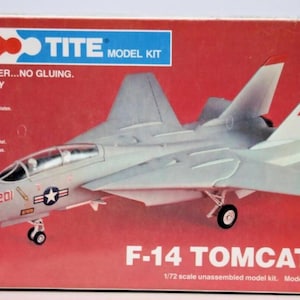 Novo e lacrado Monograma 1/72 F-14 Tomcat Kit de modelo de plástico 1104 NISB 1980