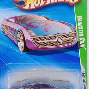 Hot Wheels #50 Treasure Hunts 6/12 GANGSTER GRIN Purple w/Chrome 10 Spokes