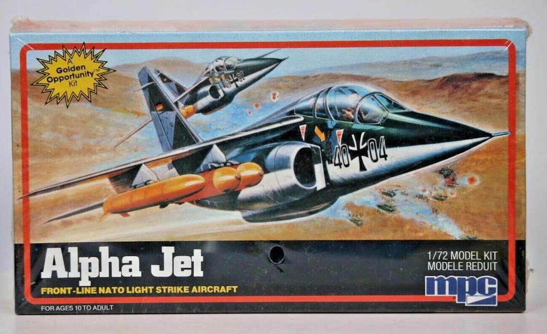 Alpha Jet Model Kit MPC Alpha Jet 4213 1/72 FS Model Kit Sullys Hobbies - Etsy