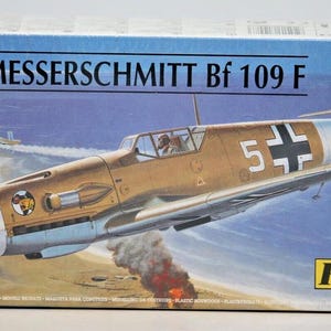 Messerschmitt Bf 109 F 1:72 Heller 80232 Unassembled Model Kit  NIB and Sealed
