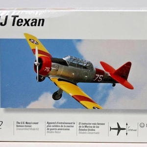 Testors North American US Navy SNJ Texan Model Kit #663 1:72 Scale New & Sealed