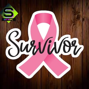 Breast Cancer Survivor, Vinyl Decal Sticker