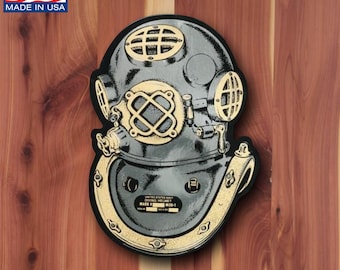 Mark V Dive Helmet, Vinyl Decal Sticker